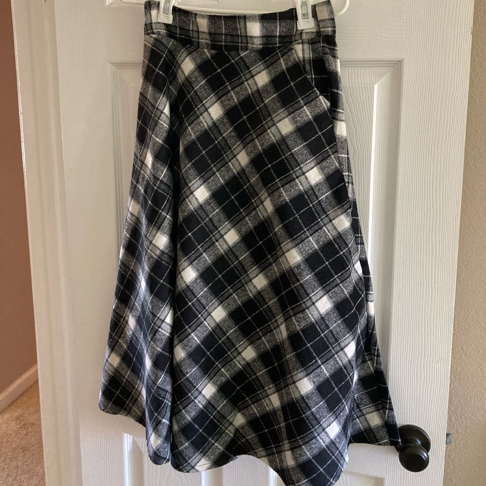 Plaid 3/4 skirt